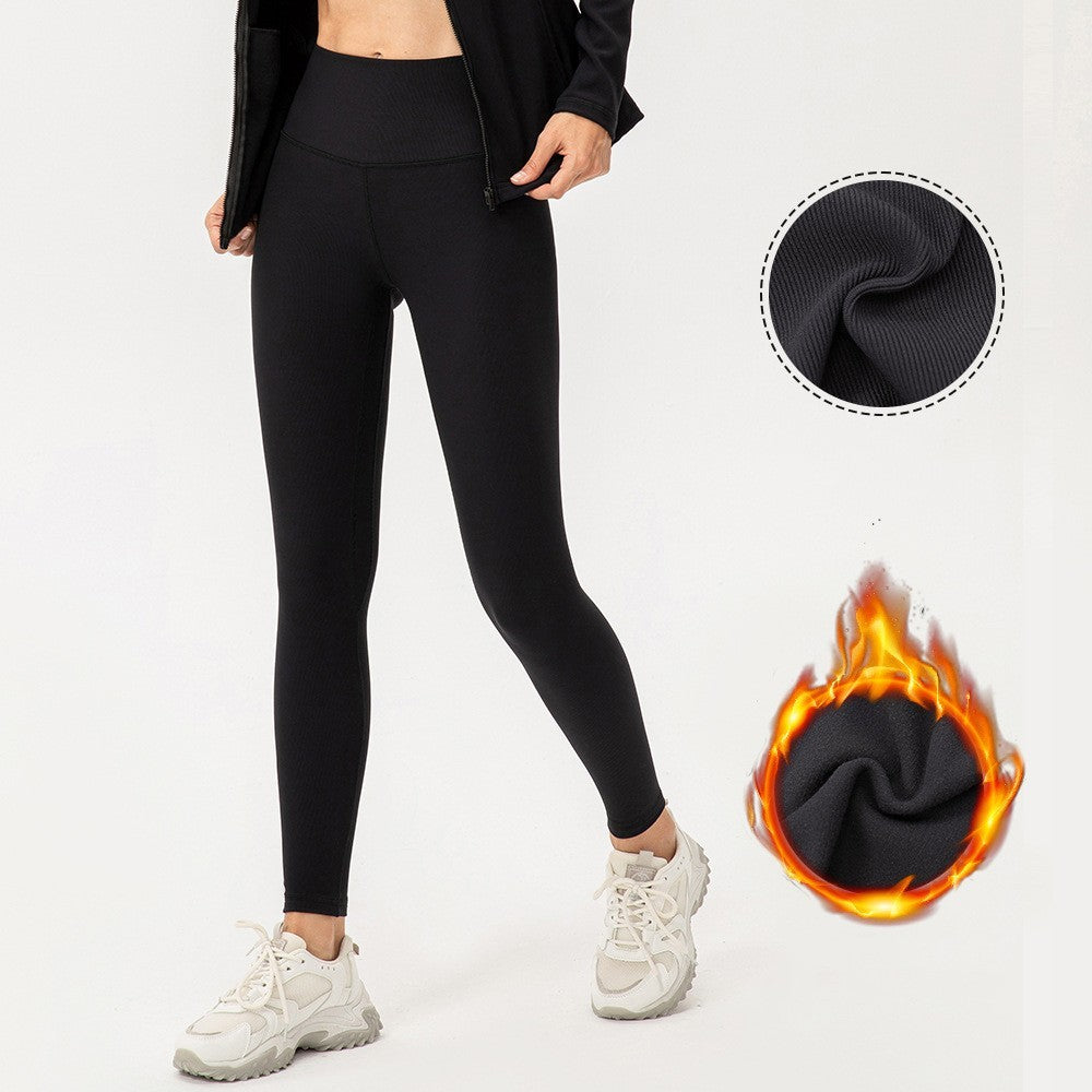 Women's High Waist Spring Leggings with Stripes