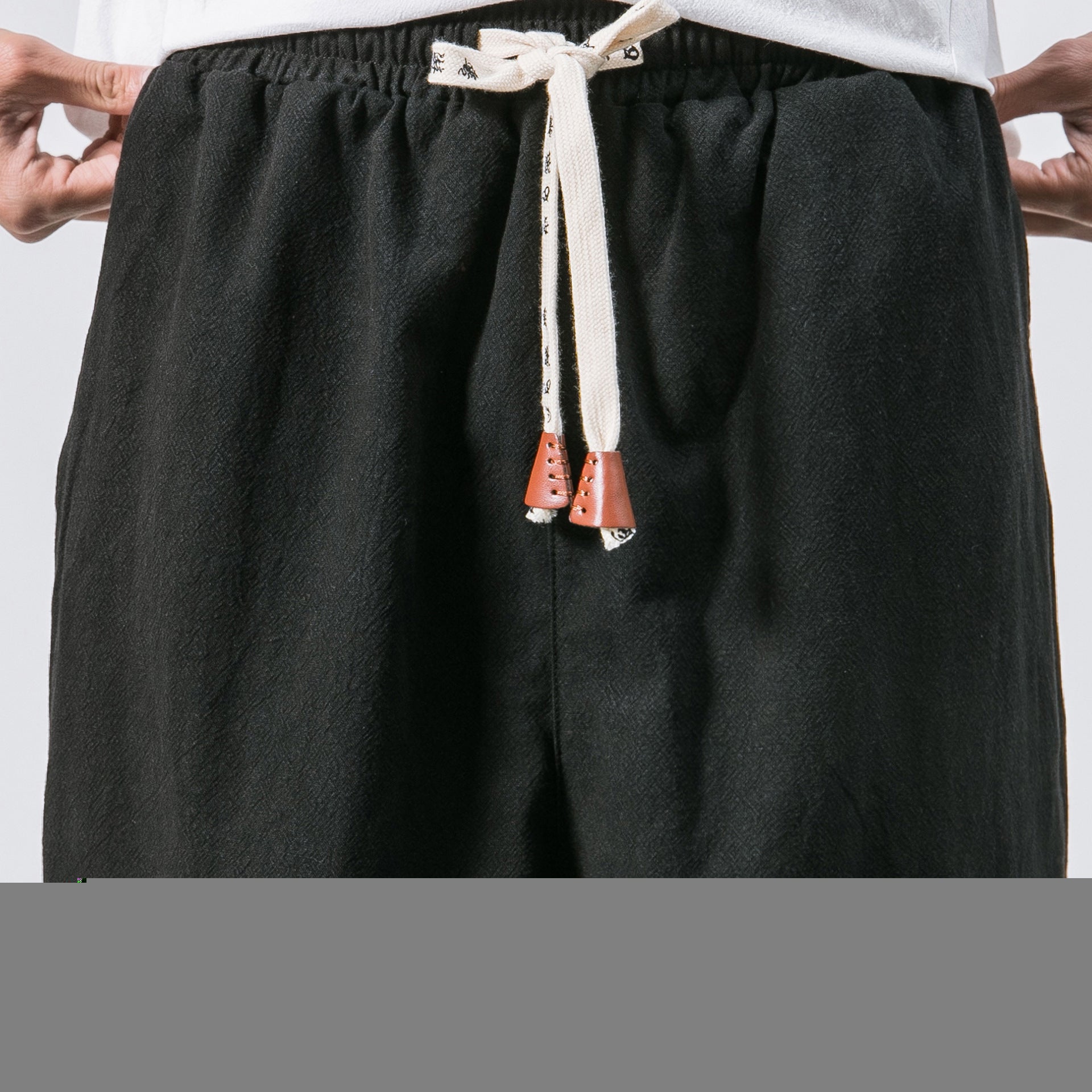 Men's Hip Hop Streetwear Gym Joggers - Drawstring Tapered Sweatpants with Pockets