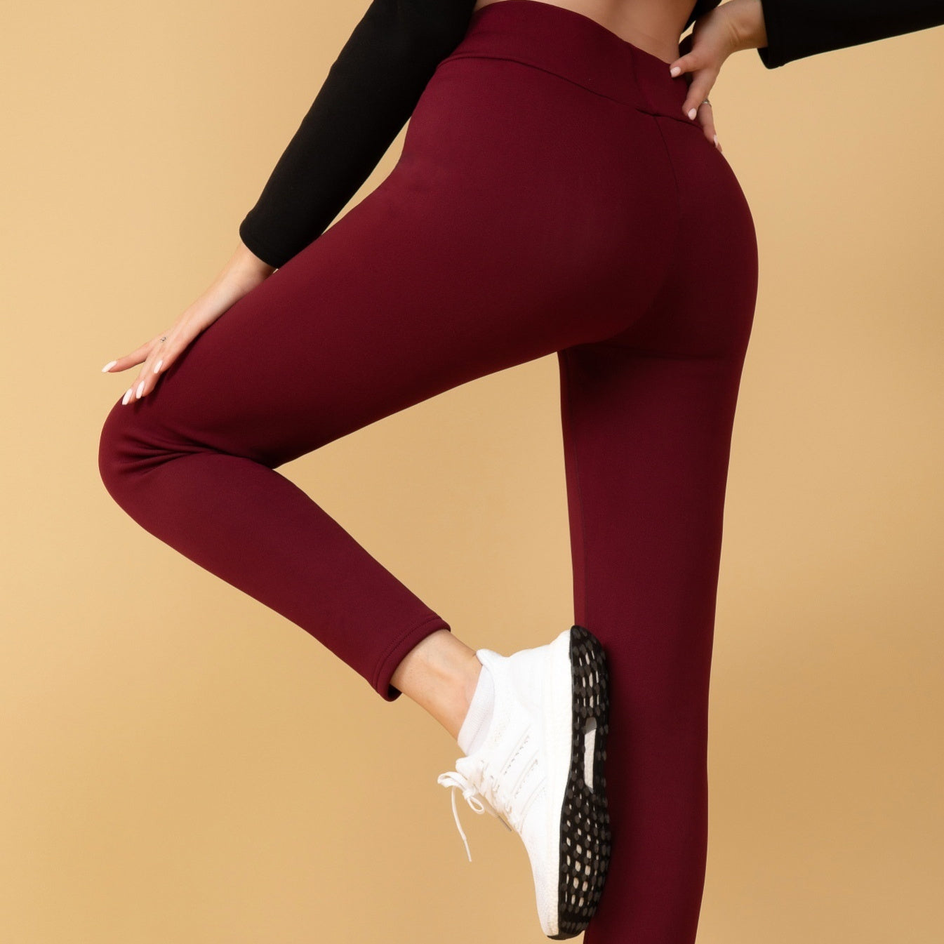 Women's High Waist Cashmere Winter Leggings