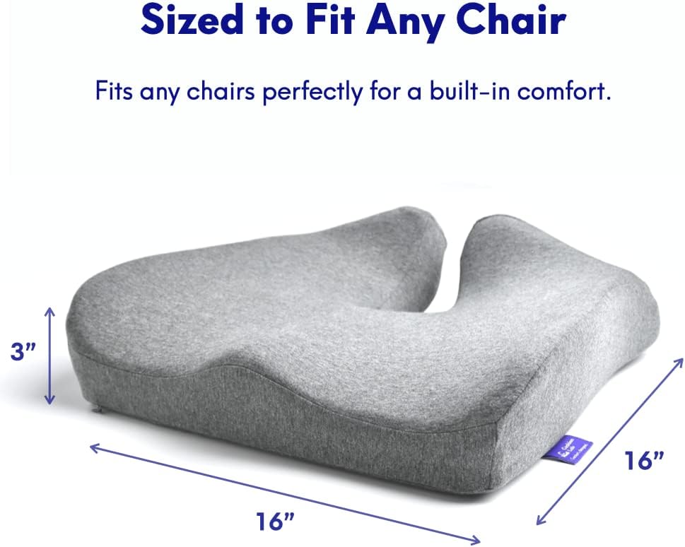 Pressure Relief Seat Cushion for Long Sitting