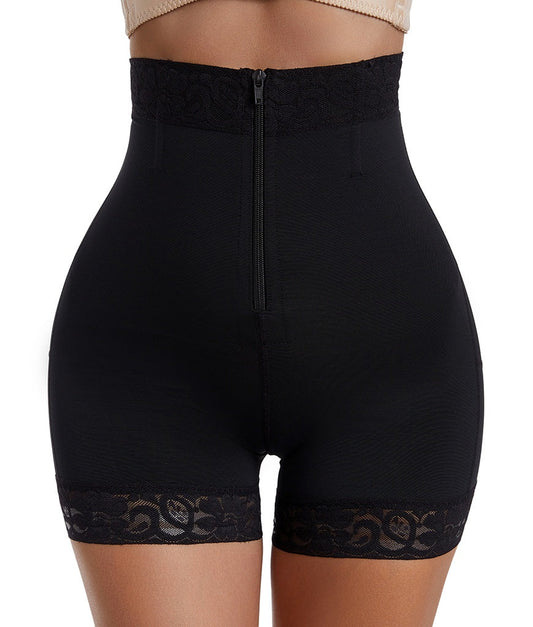 Women’s Faja Body Shaper Shorts – Tummy Control & Hip Lift with Zipper