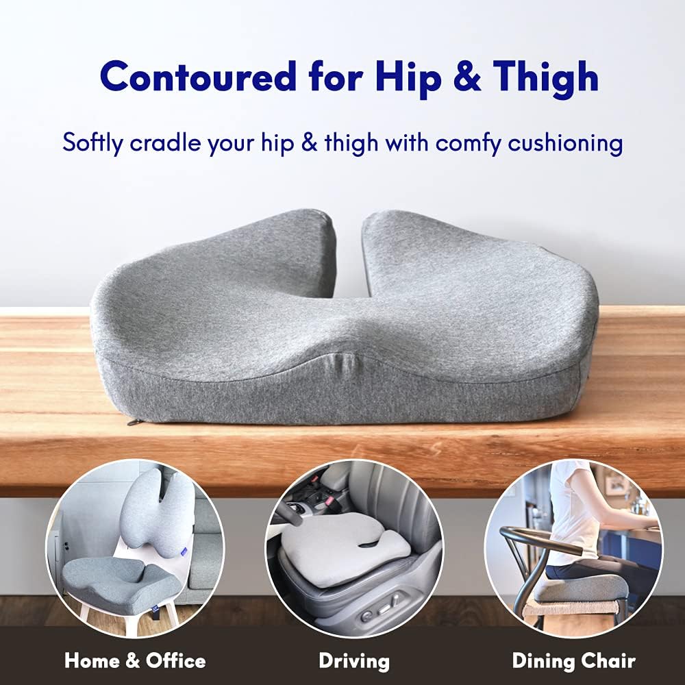 Pressure Relief Seat Cushion for Long Sitting