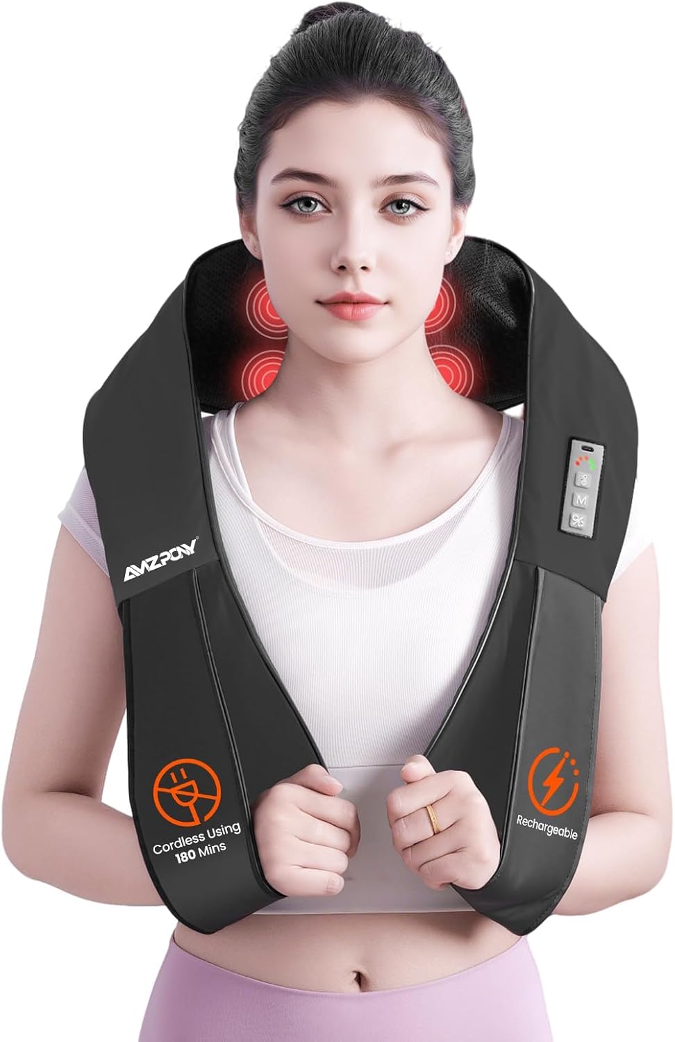 Cordless Neck Massager for Pain Relief Deep Tissue