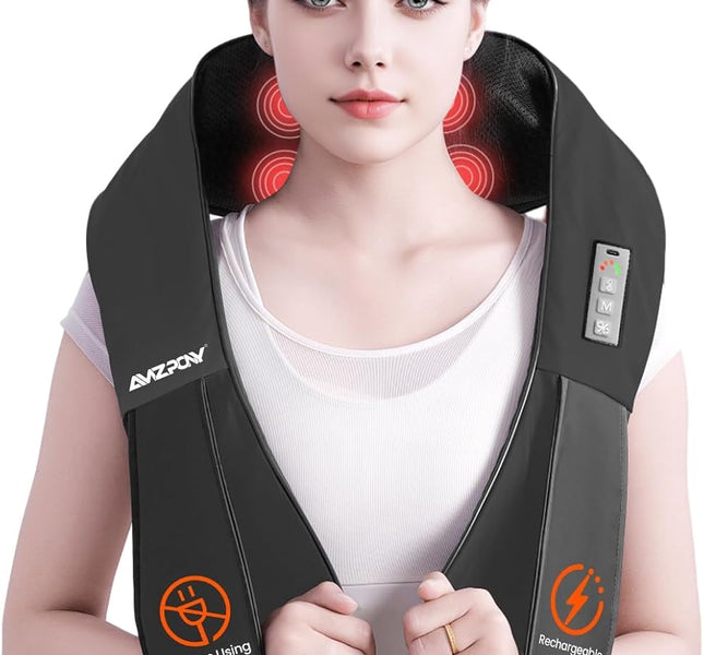 Cordless Neck Massager for Pain Relief Deep Tissue