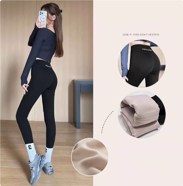 Women's Lamb Fleece Warm Leggings