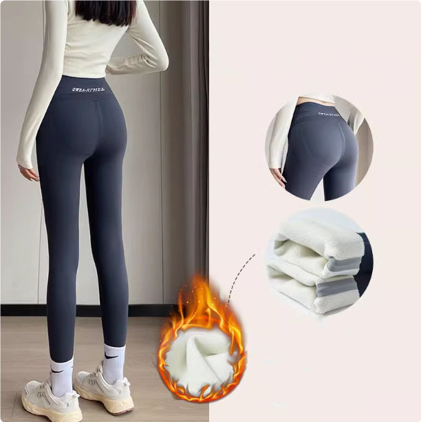 Women's Lamb Fleece Warm Leggings