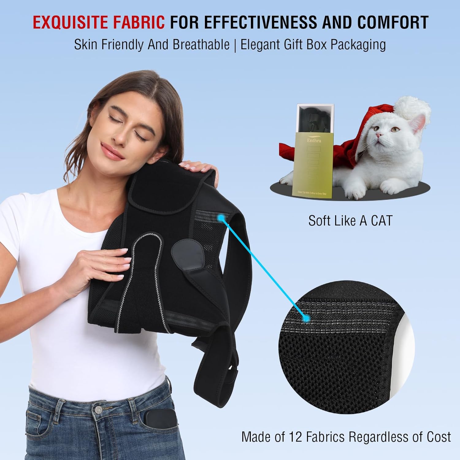 Back Brace Posture Corrector for Women and Men