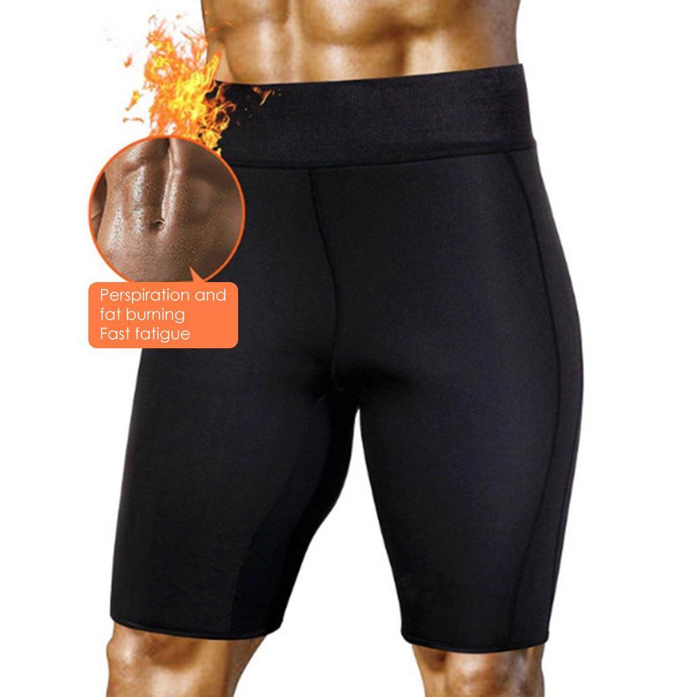 Men's Sauna Sweat Slimming Shorts – Body Shaper for Fitness