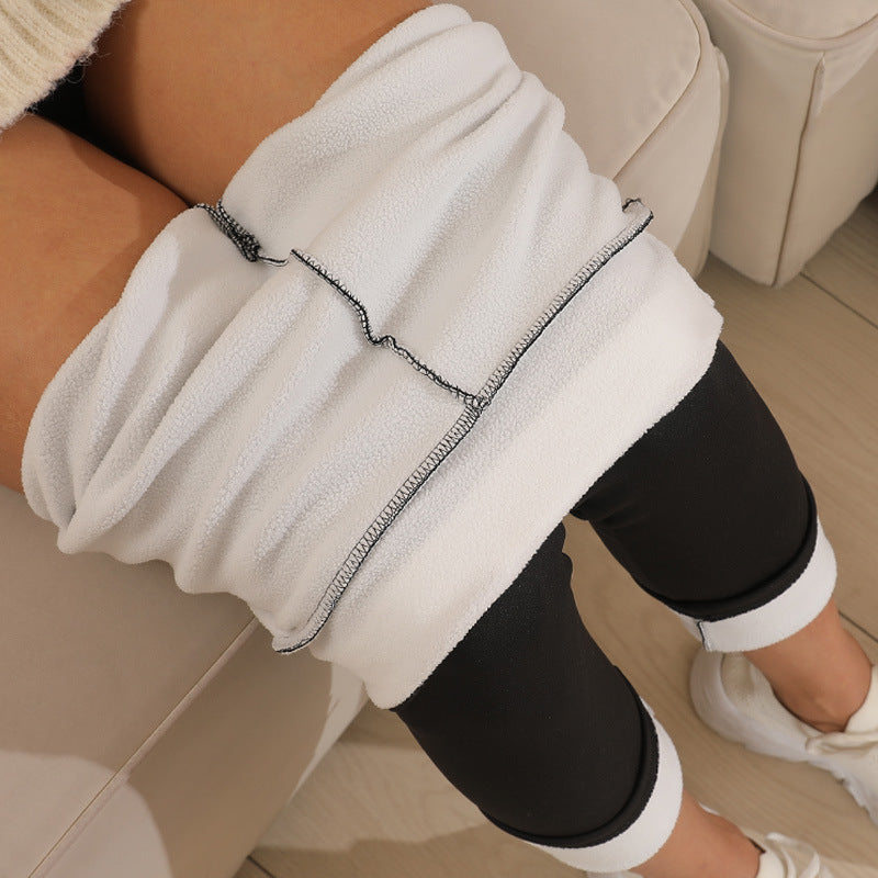 Women's High Waist Cashmere Winter Leggings