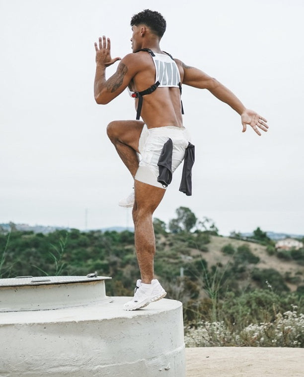 Men's 2-in-1 Sport Shorts - Joggers with Integrated Liner, Hip Pockets, and Hidden Zipper Safety Pockets