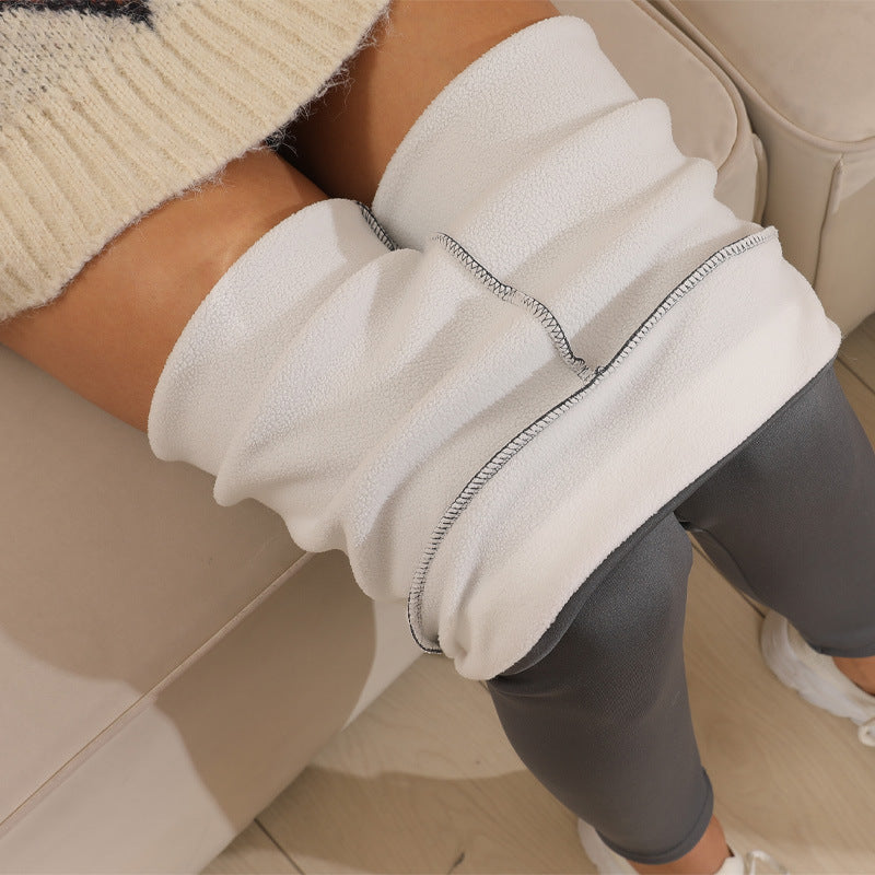 Women's High Waist Cashmere Winter Leggings