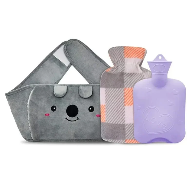 Plush Refillable Hot Water Bottle Belt