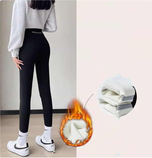 Women's Lamb Fleece Warm Leggings